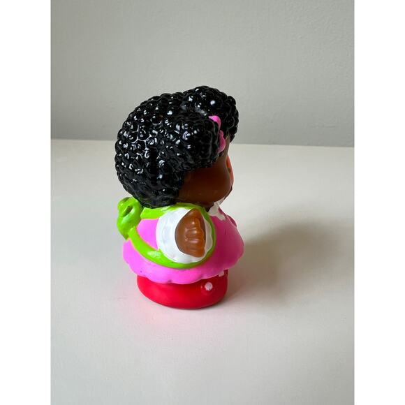 Fisher-Price Little People Time to Learn numbers # 10 African American Girl 2005 - Picture 4 of 5